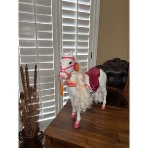 Our Generation White Horse Figure Retired for 18" Dolls